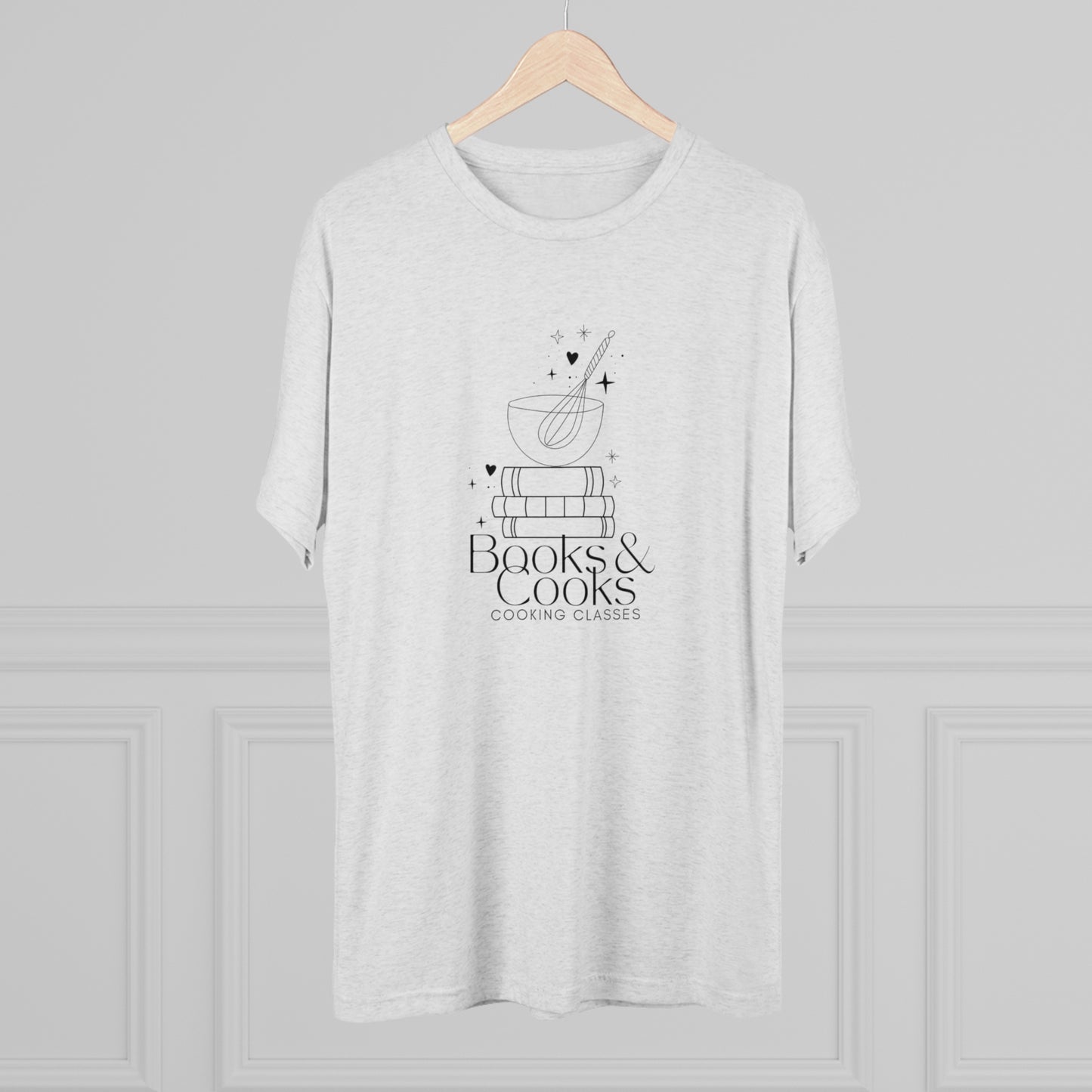 Books & Cooks Unisex Tri-Blend Crew Tee