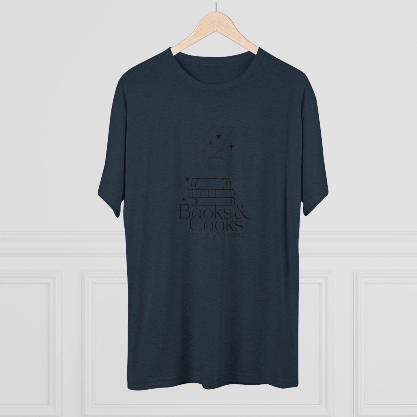 Books & Cooks Unisex Tri-Blend Crew Tee