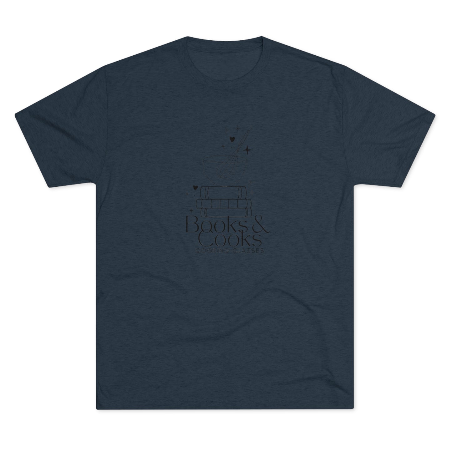 Books & Cooks Unisex Tri-Blend Crew Tee