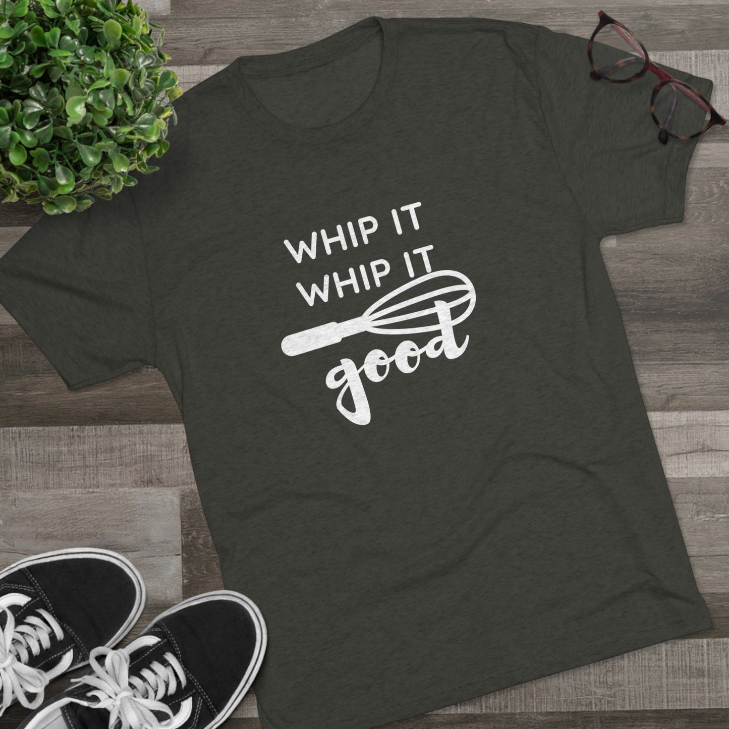 Whip it Good - Books & Cooks Unisex Tri-Blend Crew Tee