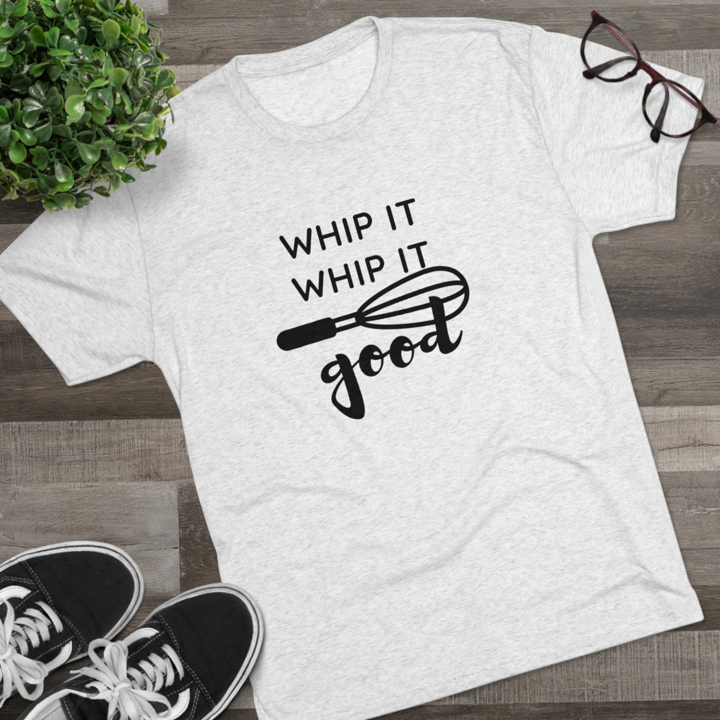 Whip it Good - Books & Cooks Unisex Tri-Blend Crew Tee