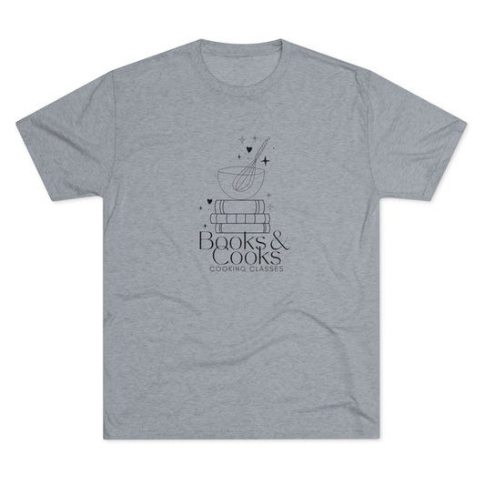 Books & Cooks Unisex Tri-Blend Crew Tee