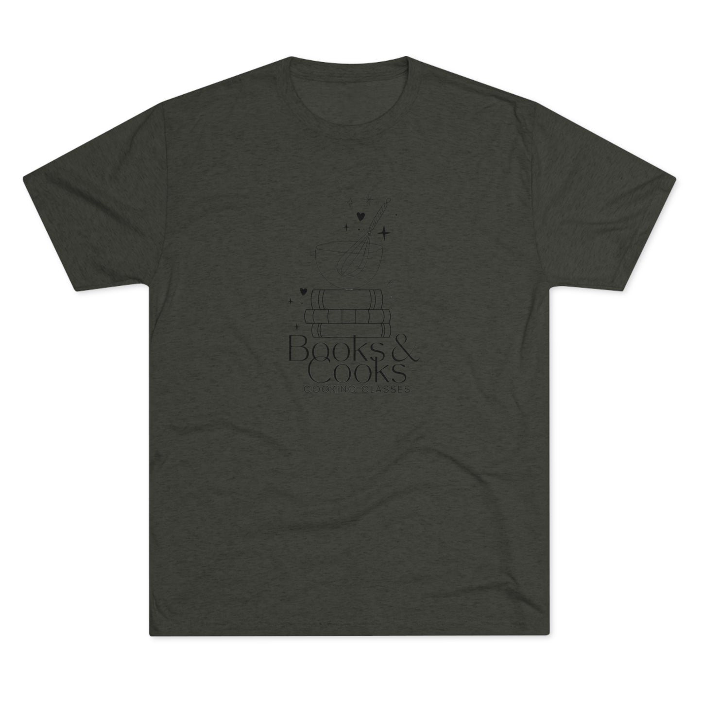 Books & Cooks Unisex Tri-Blend Crew Tee