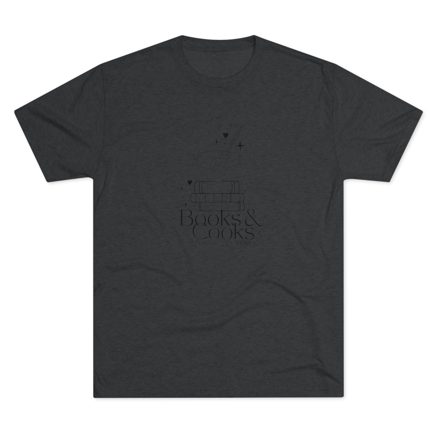 Books & Cooks Unisex Tri-Blend Crew Tee