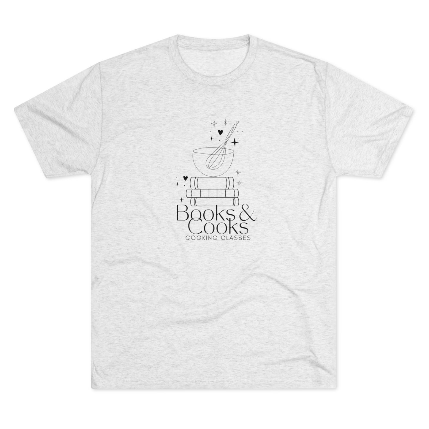 Books & Cooks Unisex Tri-Blend Crew Tee