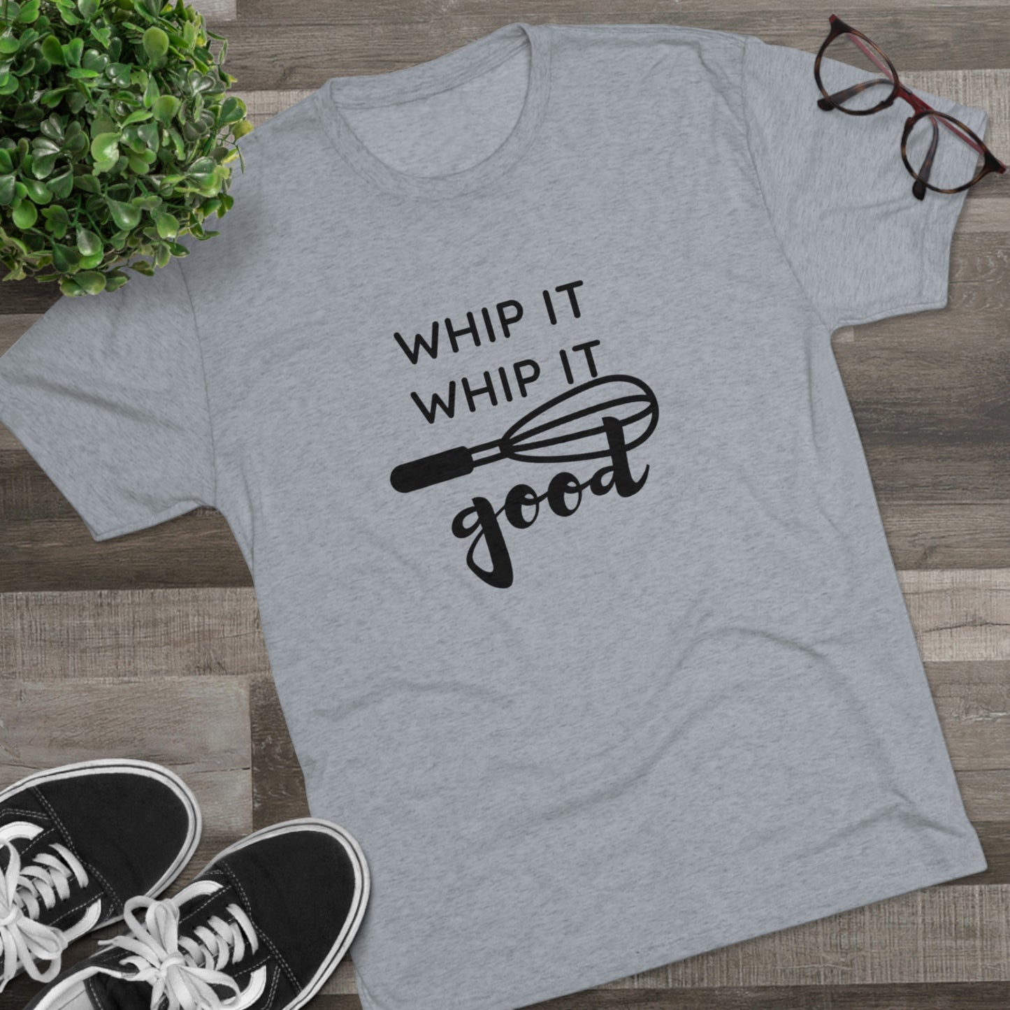 Whip it Good - Books & Cooks Unisex Tri-Blend Crew Tee