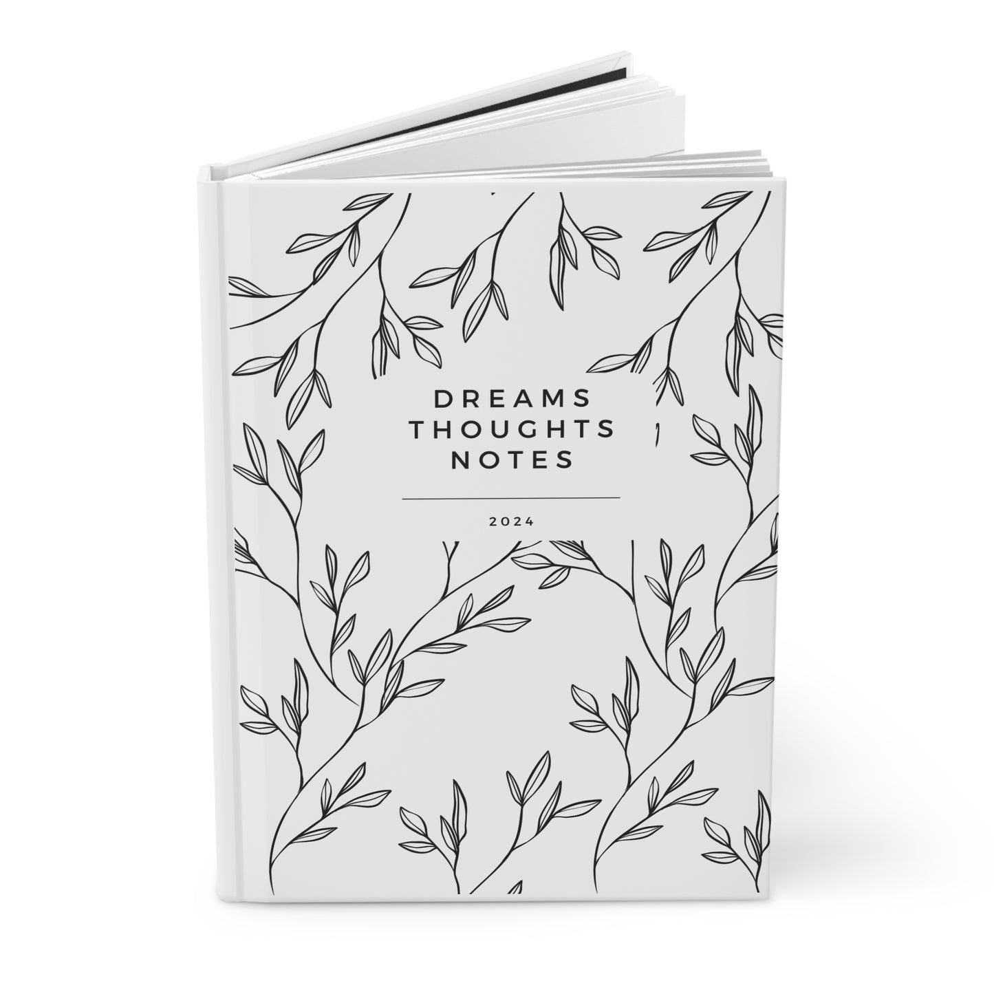 Dreams Thoughts Notes Hardcover Notebook